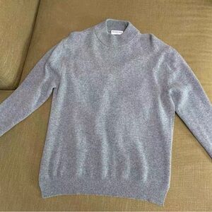 Balenciaga Light Gray Turtleneck Sweater